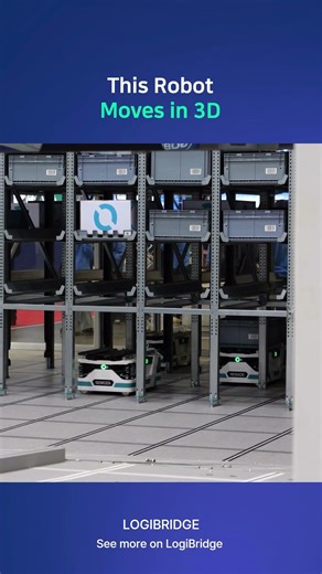 3D Warehouse Robot System Skypod | High-Density Storage and High-Speed Picking Automation