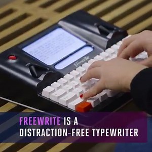 This typewriter will help you work without distractions. | Verge Reviews