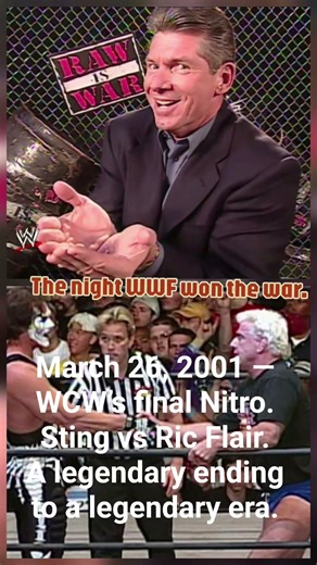 March 26, 2001 — WCW’s final Nitro#WWE #Trending #WrestlingHistory #WCW #AttitudeEra