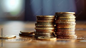 The Concern of Inflation's Impact on Investment Purchasing Power and Business Decisions. Concept Inflation Impact, Investment Purchasing Power, Business Decisions