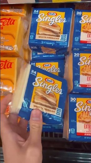 How different types of cheese are labeled in supermarkets