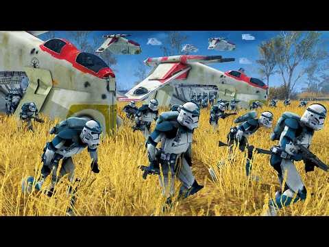 This New Clone Wars ARMY BUILDING Simulator has Most REALISTIC Battles EVER!?