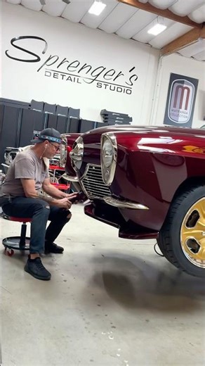 Making everything on this Studebaker Champion flawless! #classiccars #classiccar #paintcorrection.