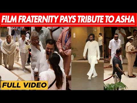 Jackie Shroff to Sachin Tendulkar: Celebs arrive to pay tribute to Asha Bhosle | UNCUT