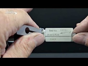 How To Use #new #lishi YA4_Y11 2 In 1 lockpick and Decoder by #original Lishi Accentra #lockpicking