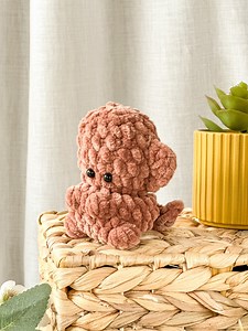 Baby Monkey Crochet Pattern: Amigurumi Plush Toy (PDF Pattern) - Etsy