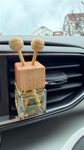 Just my observations and why I stopped using hanging car oil diffuser: Hanging car scents can leak fragrance oil travels through the rope and may damage your car’s interior. Our vent clip diffuser plugs into your air vent, diffuses only through the stick and lid, never touches surfaces, and releases more scent when the air is on. | Gail Bowman