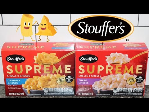 Stouffer’s Supreme Shells & Cheese: Cheddar Cheese and Three Cheese Review