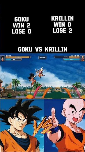 Goku vs Krillin | Intense Battle Showdown