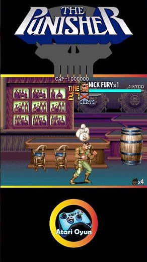 Nick Fury - The Punisher ( Arcade / 1994 ) #arcade #retrogameroom #punisher #atarioyun #retrogaming