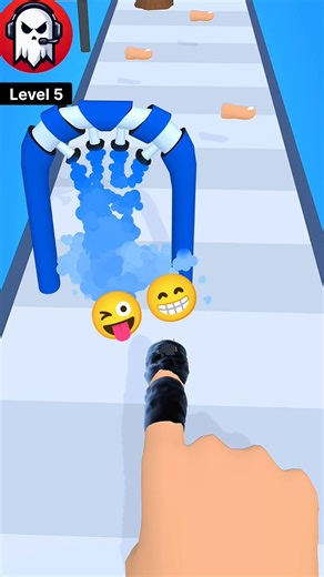 Finger Runner 😂 All Funny Games Level.5 🔥😱 #shorts