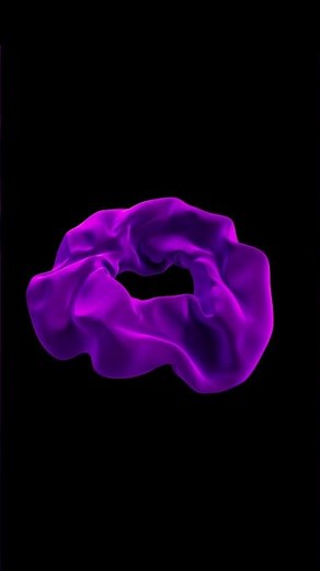 Creating a scrunchie 3d model in Maya and Blender