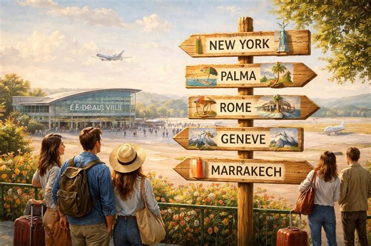 Aéroport de Deauville : Découvrez les nouvelles destinations prévues pour 2026 - Ulysse.com