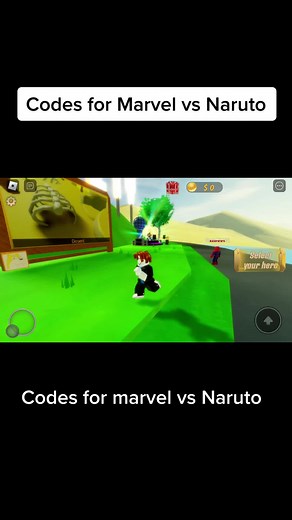 Marvel vs Naruto all codes #marvelvsnarutoroblox