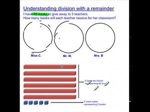 Division with Remainder using Base 10 Blocks