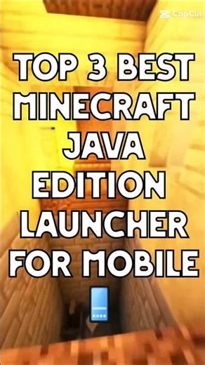 best minecraft java edition launcher for mobile📱#shots #minecraft #all 3 launcher in video