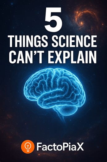 Even in 2025, science still can’t explain everything — from signals deep in space to mysteries inside your own mind. 🌌 Which of these 5 blew your mind most? 👇 #ScienceFacts #UnsolvedMysteries #MindBlowingFacts #Universe #InterestingFacts #Factopiax #DidYouKnow #SpaceMystery #PsychologyFacts #ExploreTheWorld #ViralReel #Science | Factopiax