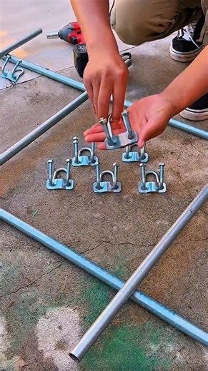 14K views · 62 reactions | DIY Metal Pipe Frame  | No Welding Needed  | Easy Clamp & Bolt Hack #DIY #MetalFrame #PipeClamp #LifeHacks #Construction #NoWelding #CreativeIdeas #SmartTricks #EngineeringHack #Reels | Hamim machines | Facebook