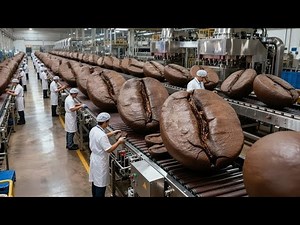 Inside a modern coffee factory Coffee production process (The entire process)