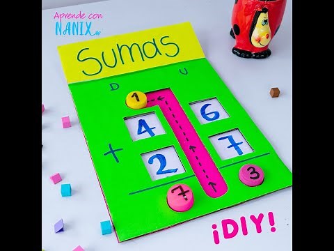 Aprender a sumar con dos cifras nunca había sido tan fácil. ¡DIY!