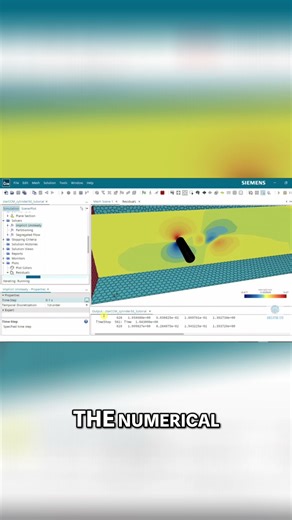 Watch Vortices Form & Detach: Fluid Dynamics Visualized! #shorts