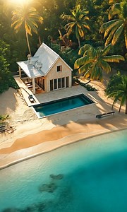 🏝️Tropical serenity meets modern comfort in this seaside retreat🌅 | Tiny Home Models