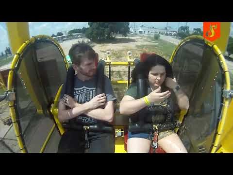 Best Puking Big Girl Slingshot Ride Ever