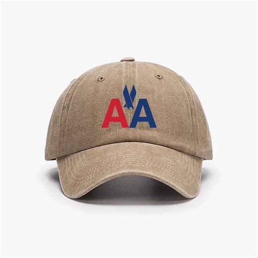 American Airlines Vintage Washed Cotton Baseball Cap – Retro Dad Hat - Etsy