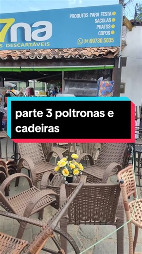Feira do Caruaru: Poltronas e Cadeiras em Promoção