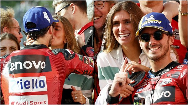Pecco Bagnaia presto papà, Domizia Castagnini incinta: "Bellissima notizia", la risposta della coppia è virale