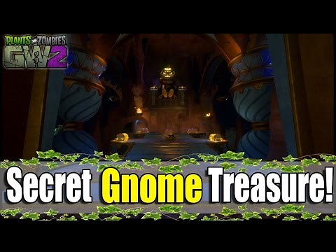 Plants vs Zombies GW2: Secret Room! 11 Treasure Chests, 600,000+ Coins, & More! (Gnome Puzzle Room)
