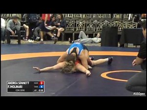 69 Con Semi - Andrea Sennett (McKendree Bearcat Wrestling) vs. Forrest Molinari (Titan Mercury WC)
