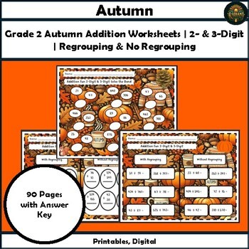 Grade 2 Autumn Addition Math Multi Digit Regroup Number Bond Place Value
