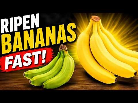 How To Ripen Bananas FAST! Step-by-Step Guide
