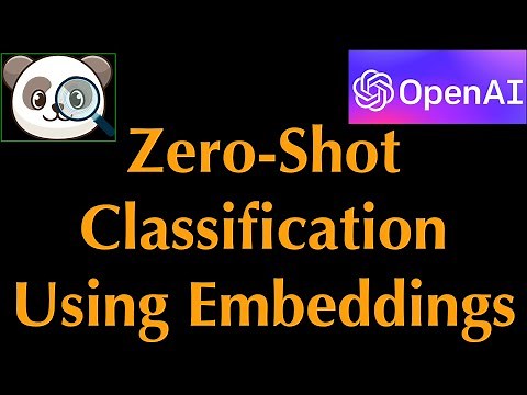 Zero-Shot Classification (Learning) with Embeddings