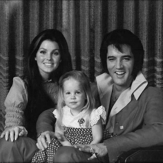 the most beautiful family #lisamarie #elvispresley #priscillapresley #presley #viral