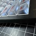 mintcaps 151 Keys Transparent Cherry Profile Keyboard Keycaps, Backlit Crystal PC Keycap Set, Custom Keycaps 75 Percent Shine Through RGB Mechanical Keyboard