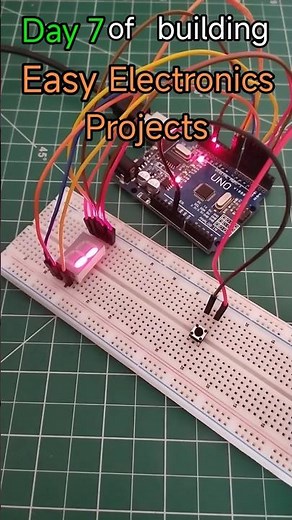 Easy Electronics Projects•Day 7/50 #arduino #arduinoproject #robotics #shorts
