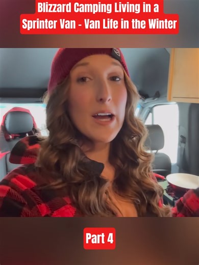 Blizzard Camping Tips: Living in a Van During Winter