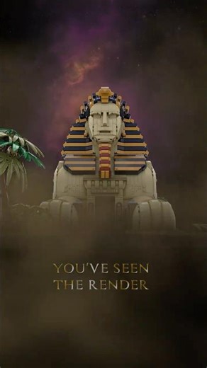 From render to reality 🌎 #lego #legomoc #sphinx