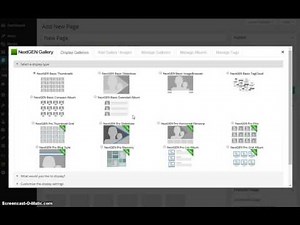 Add a NextGEN Gallery to a WordPress Page