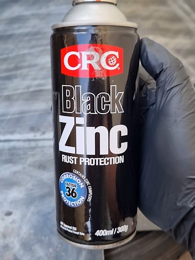 Using CRC Black Zinc & CRC Rust Converter to fix up this bash plate that's been on a drift car for 10 years.