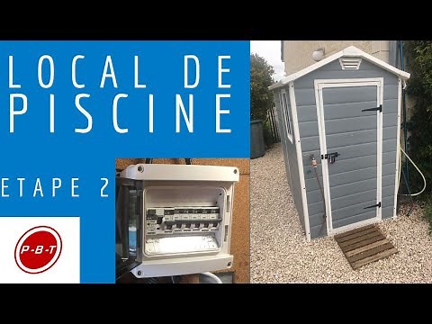 ⚡️Je raccorde l'électricité de mon local technique de piscine !