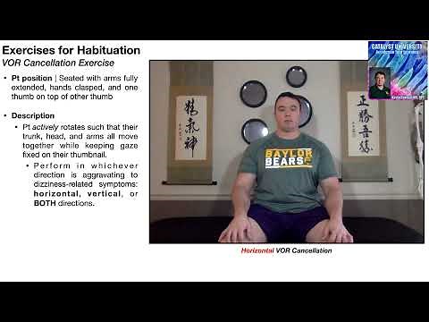 Habituation Exercises for Central Vestibular Deficits EXPLAINED