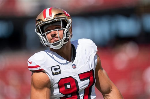 Nick Bosa injury update: 49ers DE ruled out of Week 3 game vs Cardinals with knee issue