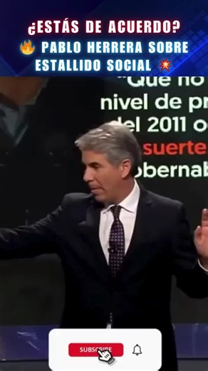 Opinión de Pablo Herrera sobre el estallido social en Chile