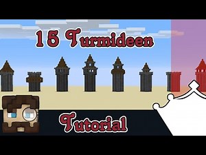 Minecraft Building Tips ✏️ Ep.07 - 15 TOWER IDEAS - Vary, design, and use towers effectively!