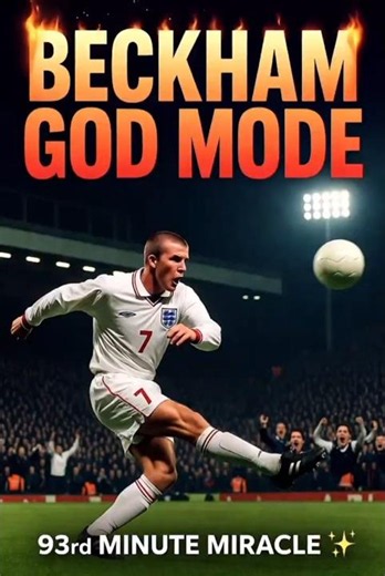 David Beckham’s Legendary Free Kick That Saved England