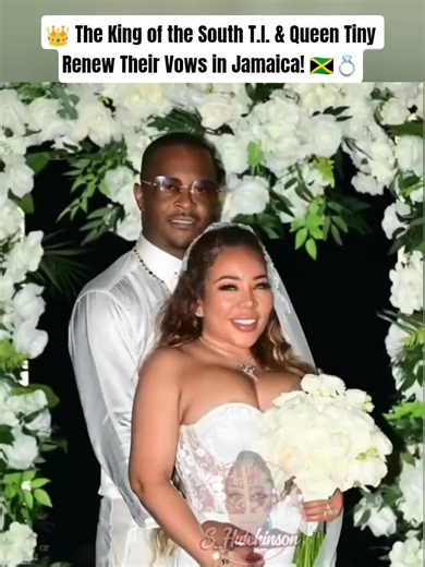 👑 The King of the South T.I. & Queen Tiny Renew Their Vows in Jamaica! 🇯🇲💍