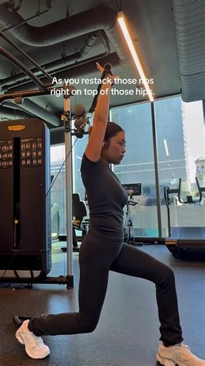 Pilates at the gym using the cable machine :)